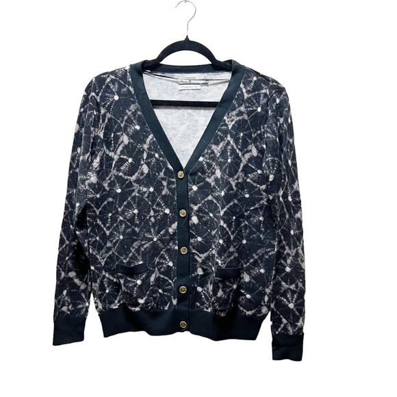 Thakoon 20th Anniversary Collection Cardigan Black V-Neck Button Front Sz L - Picture 1 of 8